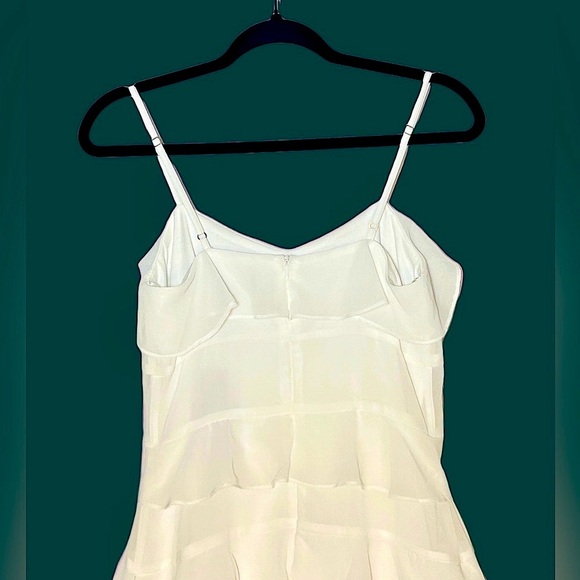 NWT Lulus Terrifically Trendy White Tiered Ruffled Mini Dress, Size XS - Picture 8 of 15